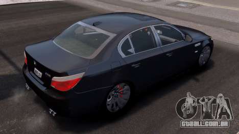 BMW M5 E60 Stock Black para GTA 4