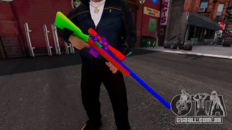 Rainbow Rifle para GTA 4