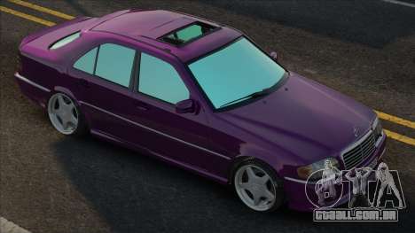 Mercedes-Benz W202 Roxo para GTA San Andreas