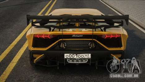 Lamborgini Aventador Major para GTA San Andreas