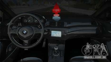 BMW E46 Preto Stock para GTA San Andreas