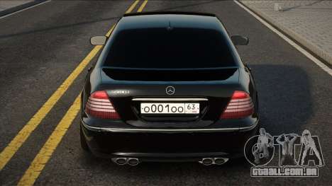 Mercedes-Benz S600 Preto Stock para GTA San Andreas