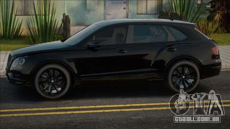 Bentley Bentayga Preto para GTA San Andreas