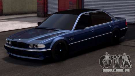 BMW 750Li Blue para GTA 4