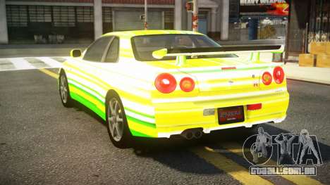 Nissan Skyline R34 ST-L S7 para GTA 4