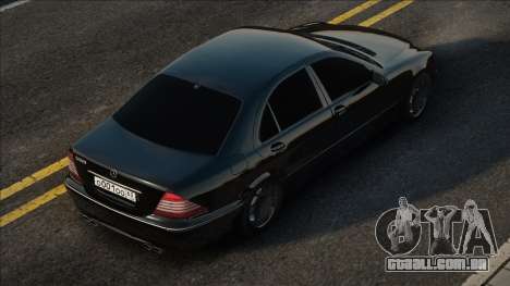 Mercedes-Benz S600 Preto Stock para GTA San Andreas