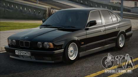 BMW E34 Preto em Stoke para GTA San Andreas