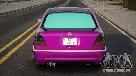 Mercedes-Benz W202 Roxo para GTA San Andreas