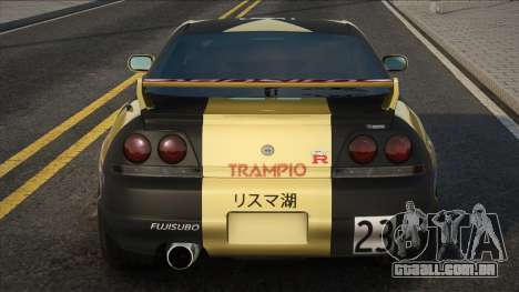Nissan Skyline R33 Sticker para GTA San Andreas