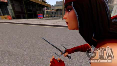 Elektra Knife para GTA 4