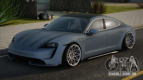 Porsche Taycan Turbo S 2021 Grey para GTA San Andreas