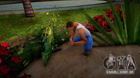 Colher flores em Glen Park para GTA San Andreas