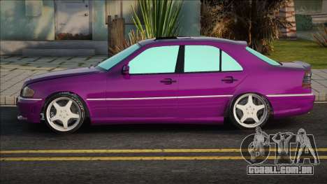 Mercedes-Benz W202 Roxo para GTA San Andreas