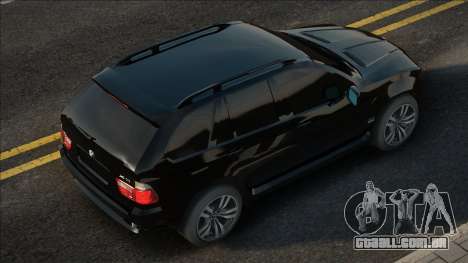 BMW X5 Stock Preto para GTA San Andreas