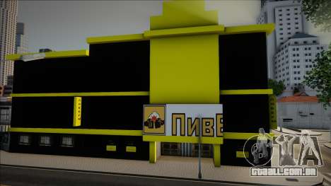 Restaurante de cerveja PIVBUM para GTA San Andreas