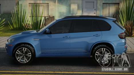 BMW X5M Azul para GTA San Andreas