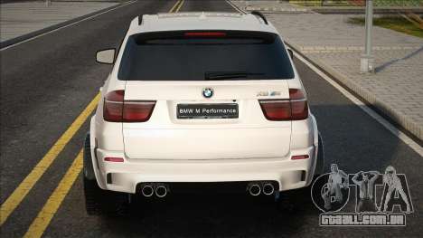 BMW X5 Branco Stock para GTA San Andreas