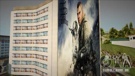 Edifício temático de Call of Duty 6 para GTA San Andreas