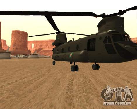 Iraniano CH-47 Chinook - IRIAA para GTA San Andreas