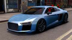 Audi R8 2017 Blue para GTA 4