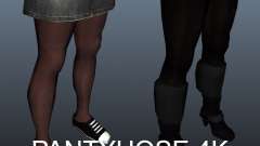 Morena Kiki Jenkins em meia-calça 4K para GTA 4