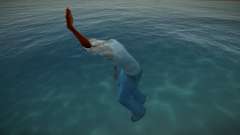 Agora CJ está se afogando na água para GTA San Andreas