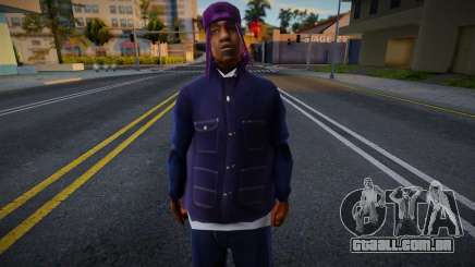 HQ Ballas Man v3 para GTA San Andreas