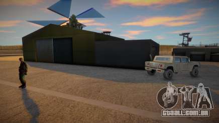 Uma base militar animada para GTA San Andreas