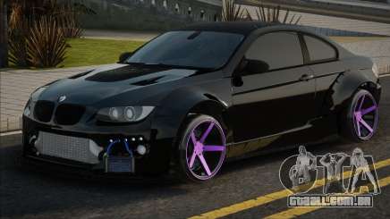 BMW M3 E92 Kits Corpo Preto para GTA San Andreas