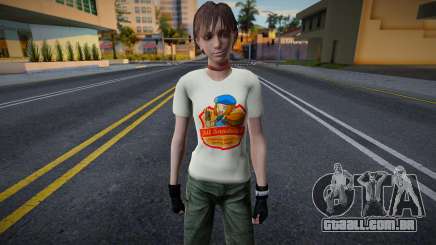 Rebecca T-Shirt Sandwich para GTA San Andreas