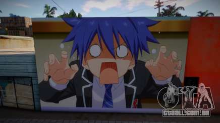 Itsuka Shido Face Wall para GTA San Andreas