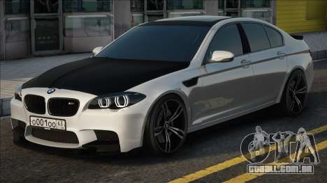 BMW M5 F10 White para GTA San Andreas