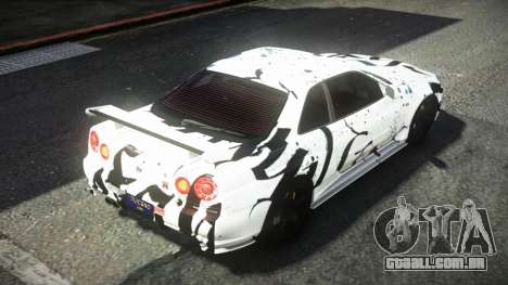 Nissan Skyline R34 F-Sport S7 para GTA 4