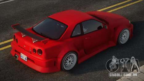 Nissan Skyline R34 Eddie without winyl para GTA San Andreas