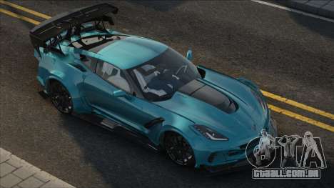 Chevrolet Corvette Blue para GTA San Andreas