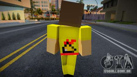 Minecraft Ped Wmybell para GTA San Andreas