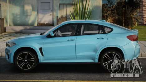 BMW X6M UKR Plate para GTA San Andreas