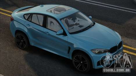 BMW X6M UKR Plate para GTA San Andreas