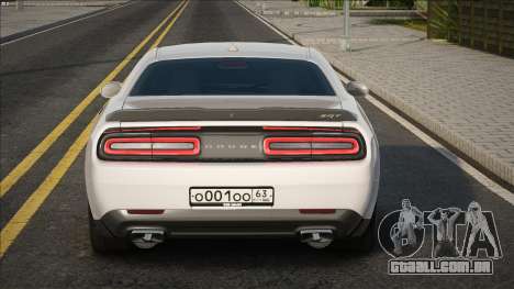 Dodge Challenger SRT Demon White para GTA San Andreas