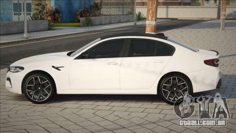BMW M5 F90 2021 CCD White para GTA San Andreas