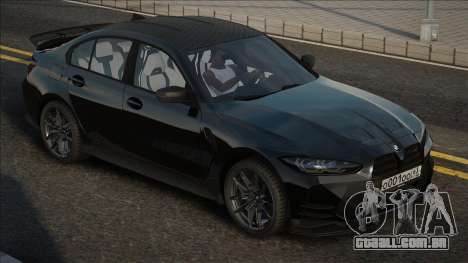 BMW M3 G80 Blek para GTA San Andreas