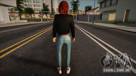 Red-haired girl in jeans para GTA San Andreas
