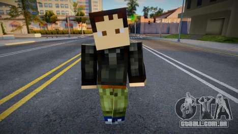 Minecraft Ped Claude para GTA San Andreas