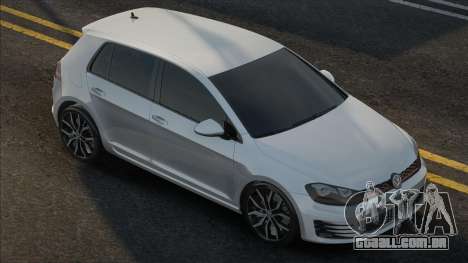 Volkswagen Golf White para GTA San Andreas