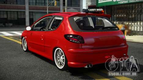 Peugeot 206 DF para GTA 4