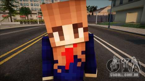 Minecraft Ped Wfystew para GTA San Andreas