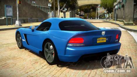 Dodge Viper SRT NL para GTA 4