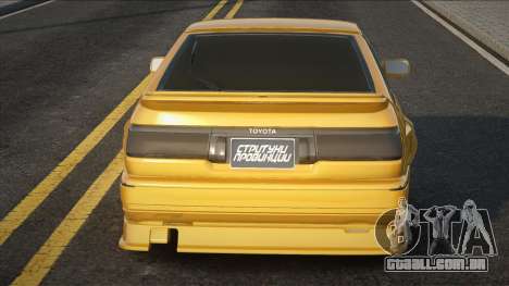 Toyota AE86 Yellow para GTA San Andreas