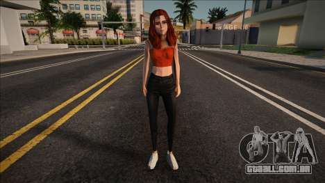 Júlia ruiva para GTA San Andreas