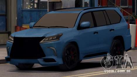 Lexus LX570 Bl para GTA 4